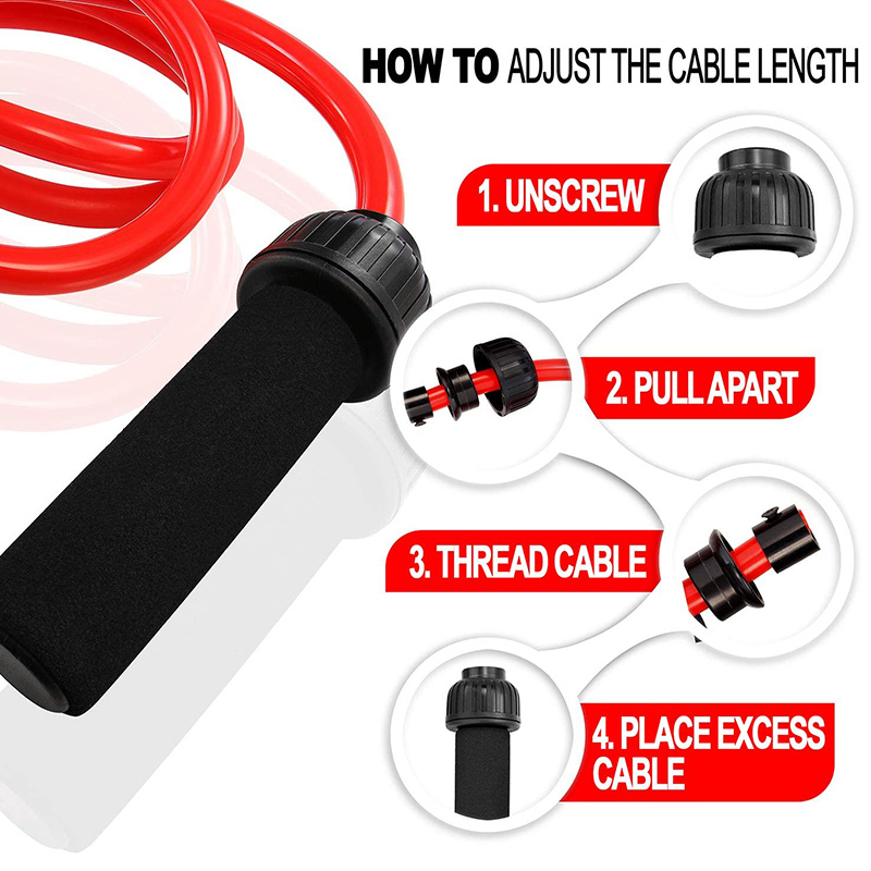 Weighted PVC Fitness Jump Rope